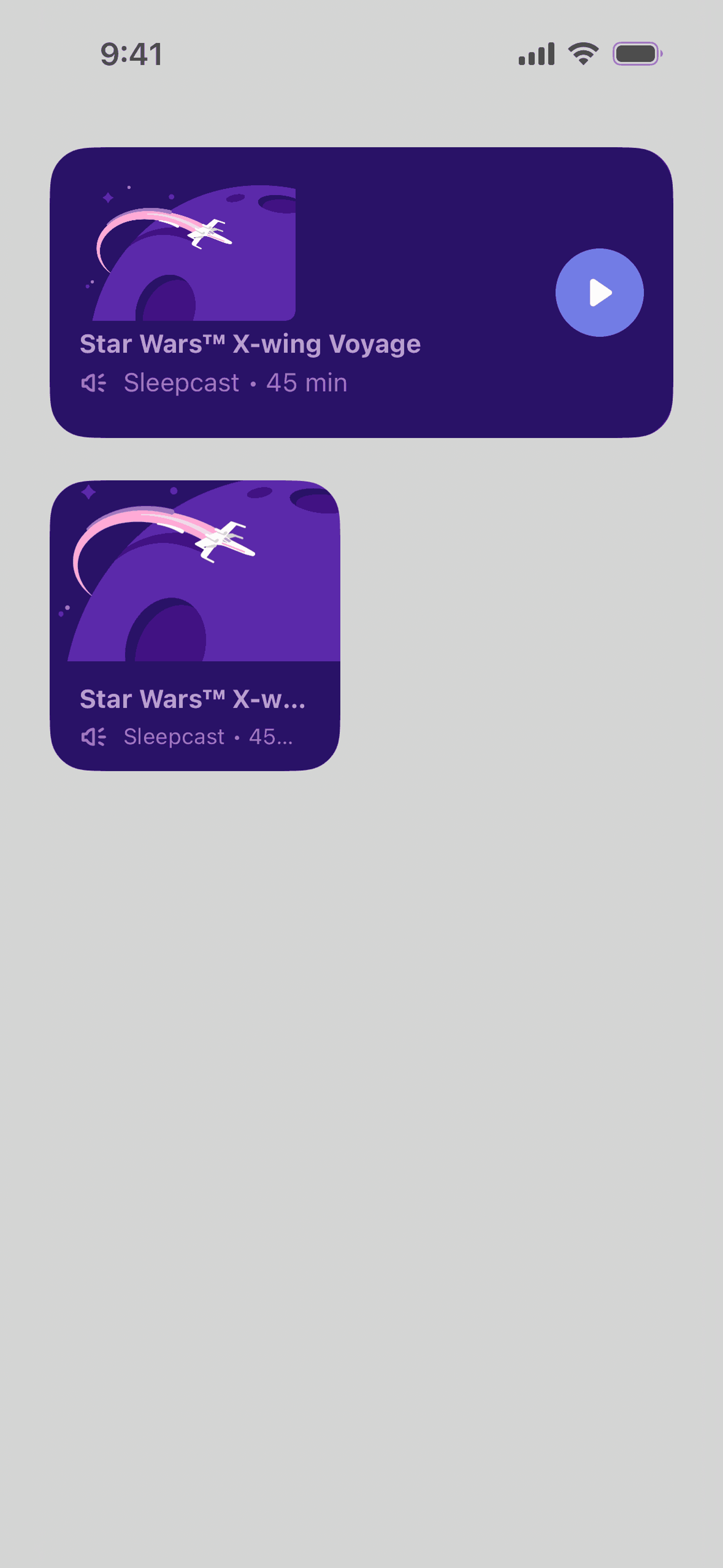 Headspace iOS UI screenshot 3