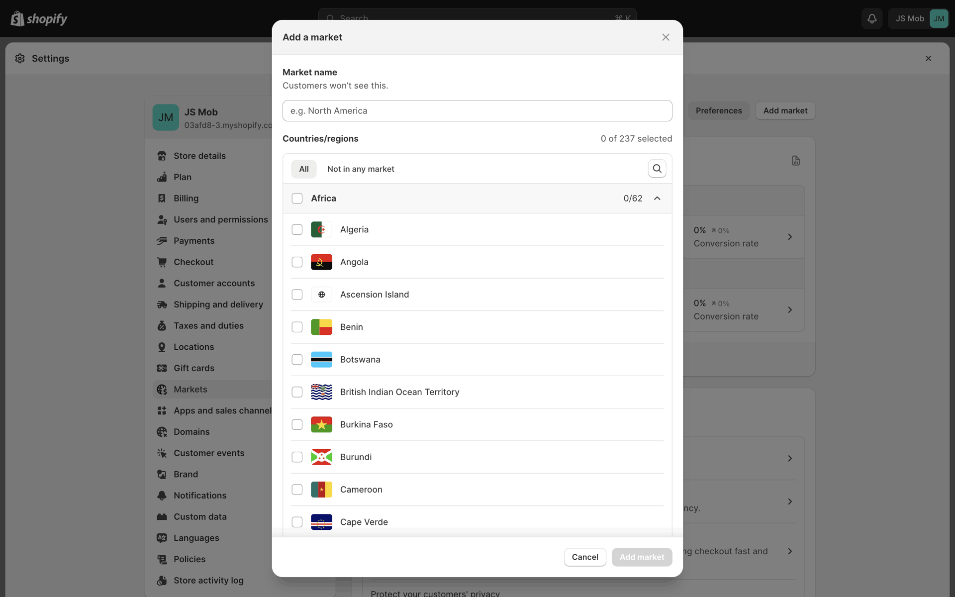 Shopify Web UI screenshot 12