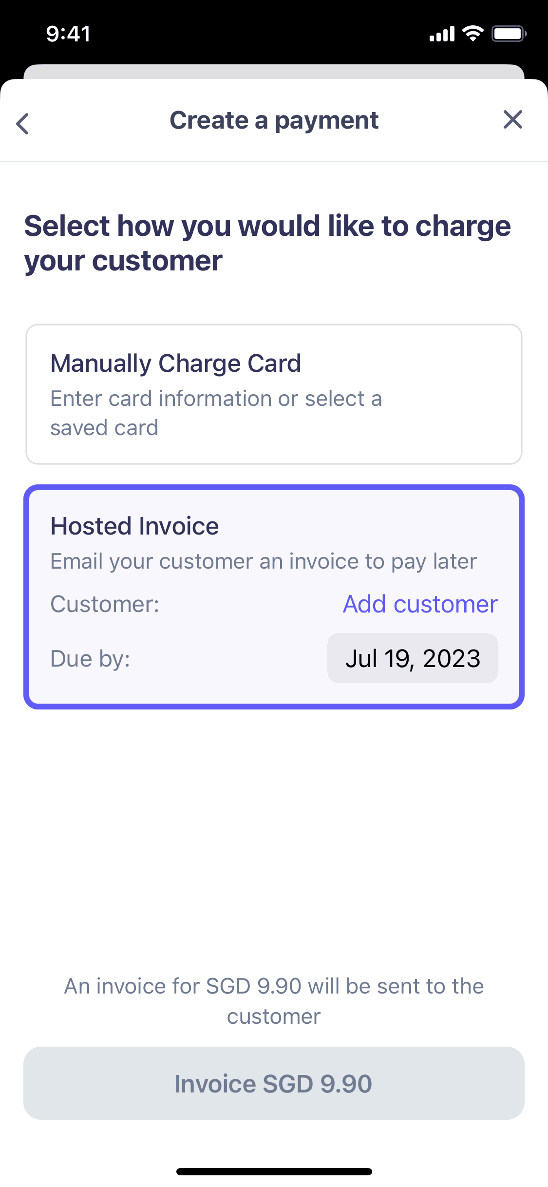 Stripe Dashboard iOS UI screenshot 18
