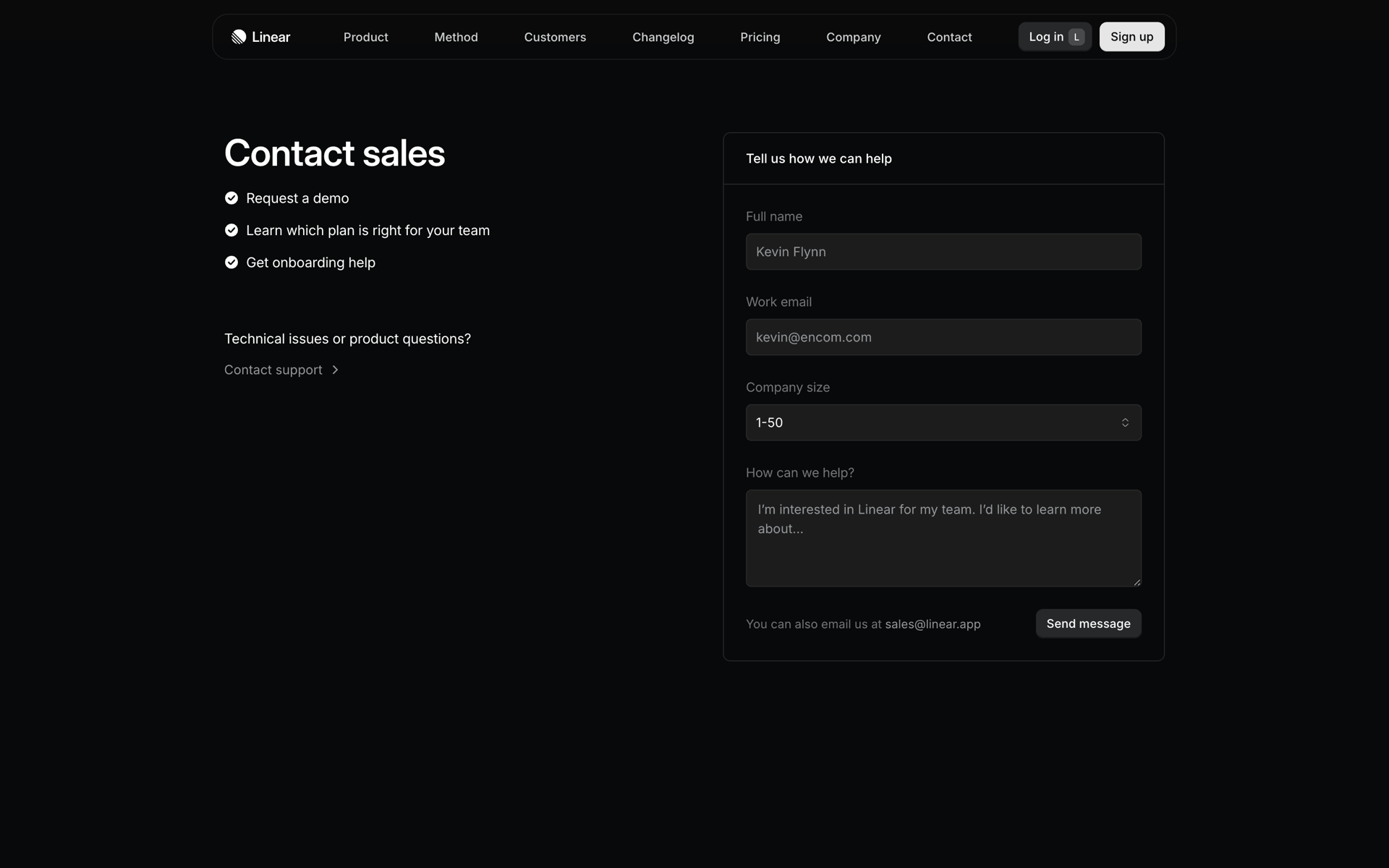 Linear Web UI screenshot 5