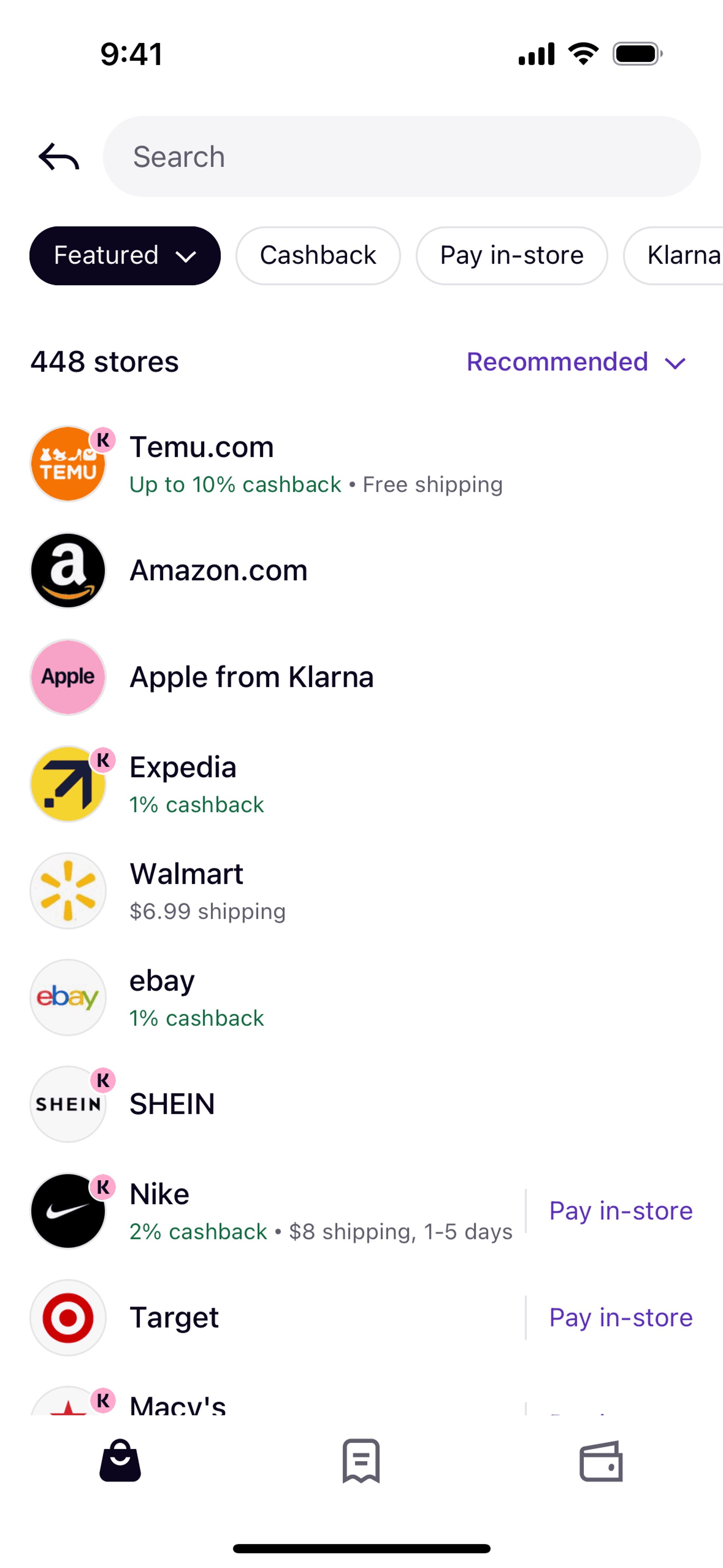 Klarna iOS UI screenshot 17