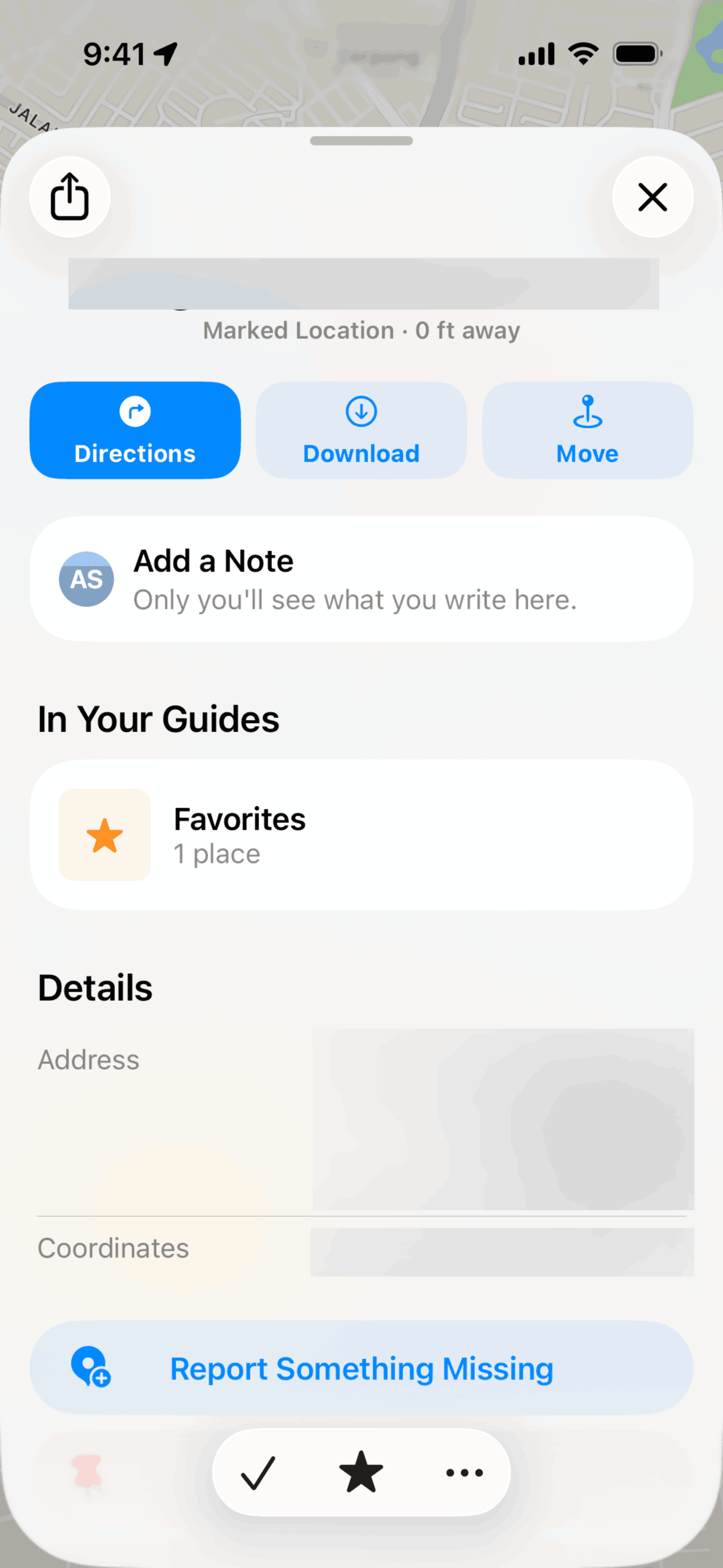 Apple Maps iOS UI screenshot 17