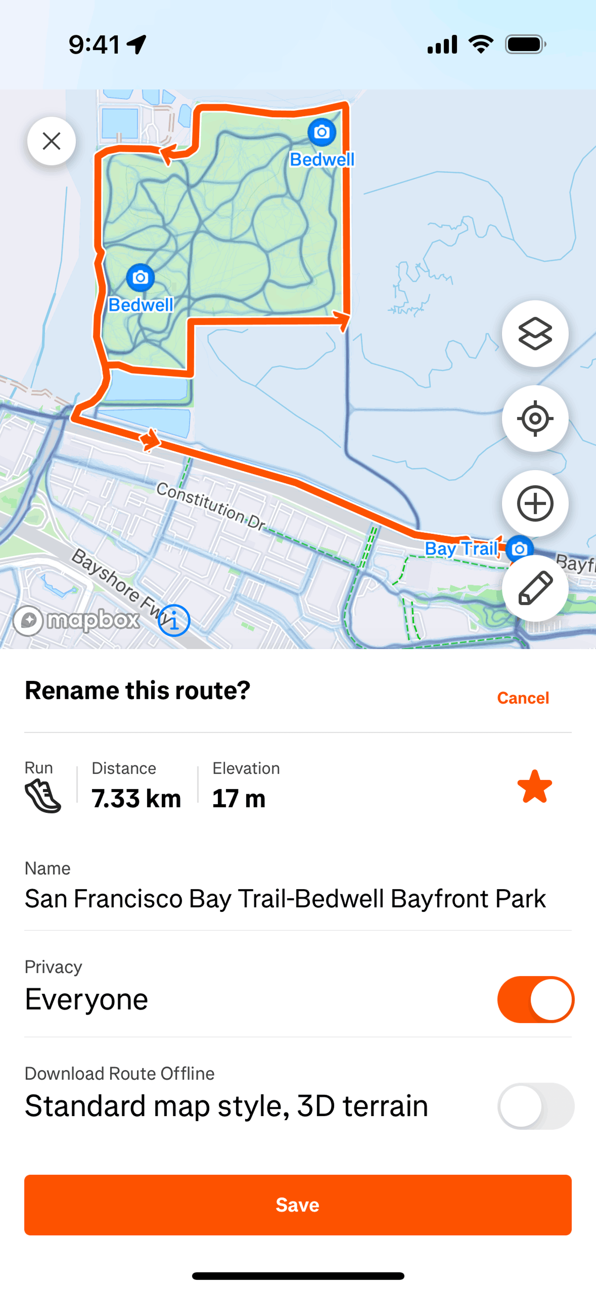 Strava iOS UI screenshot 20