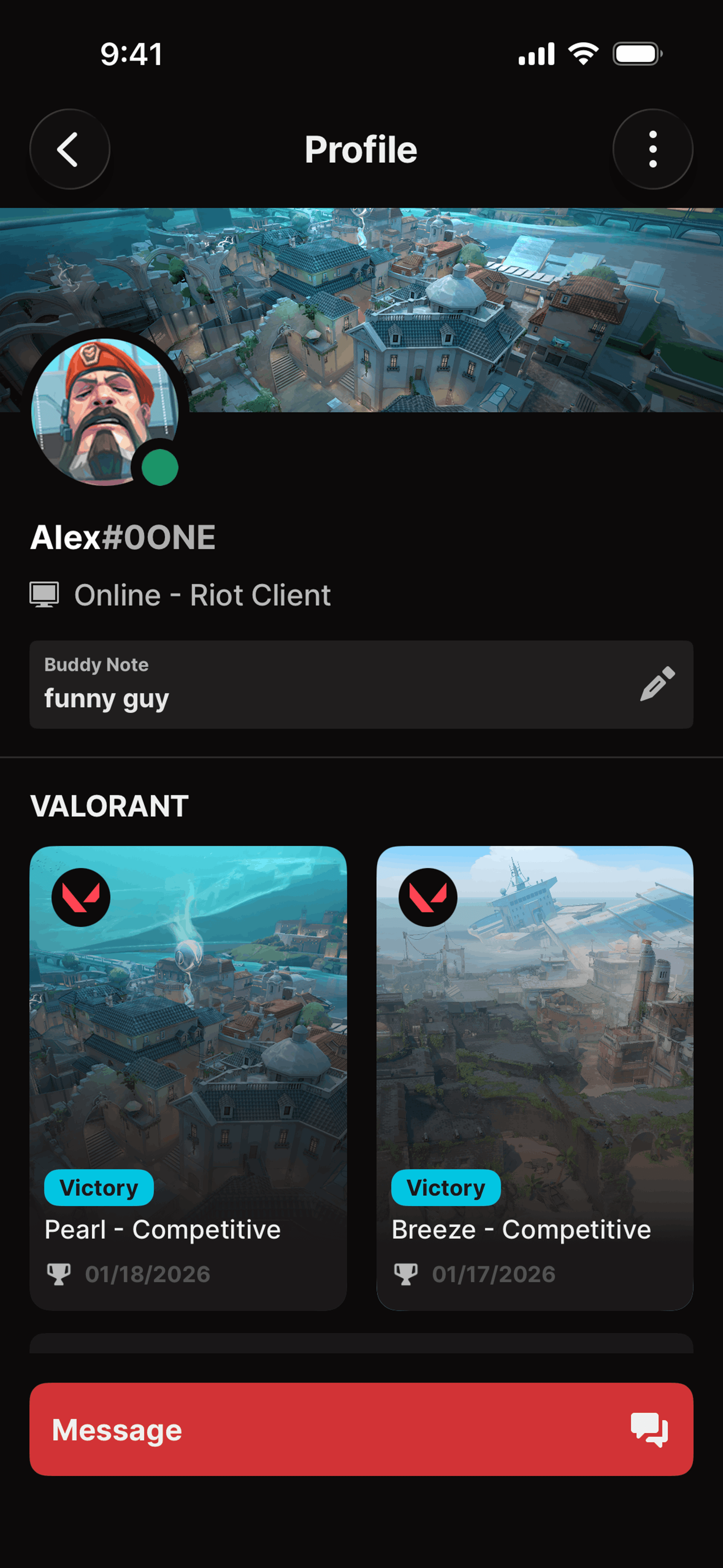 Riot Mobile iOS UI screenshot 19