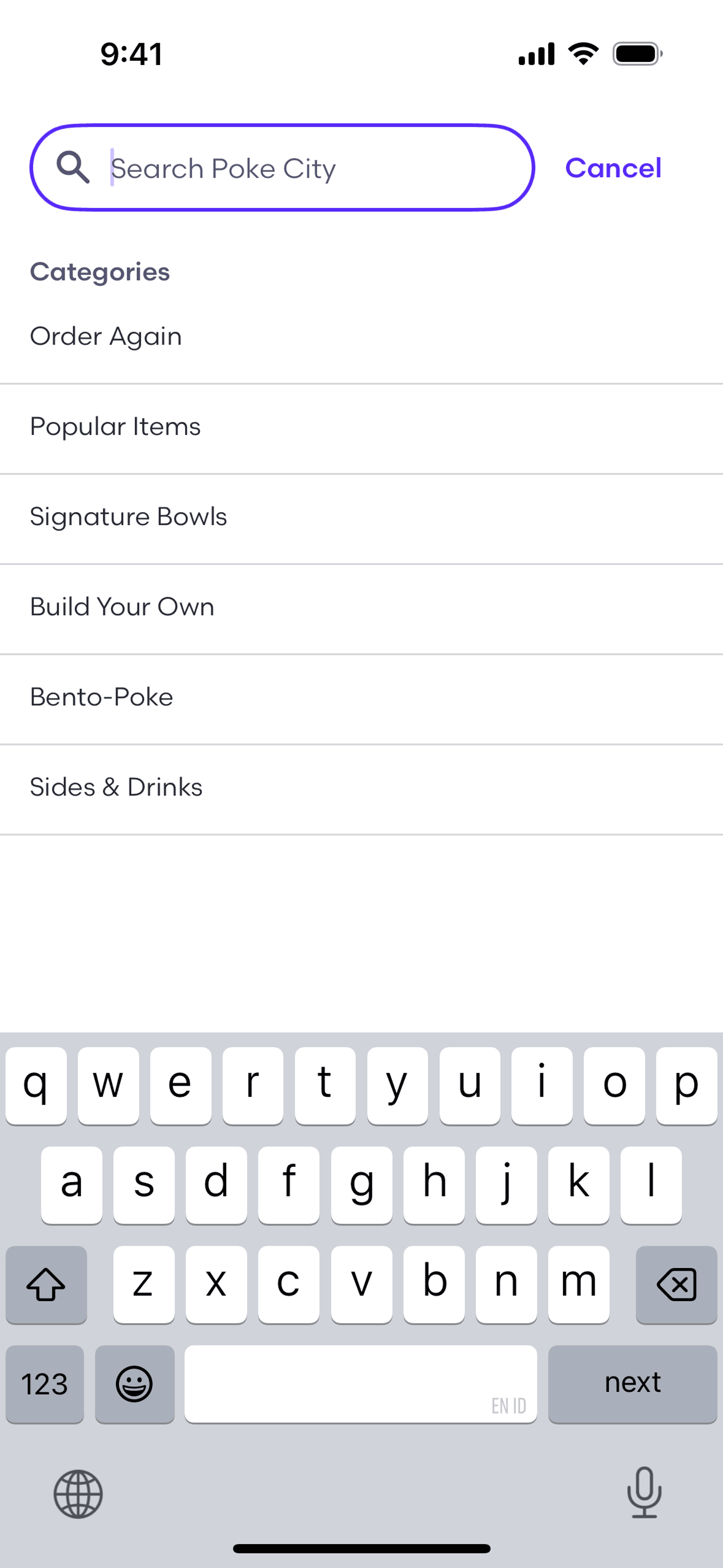 Grubhub iOS UI screenshot 15