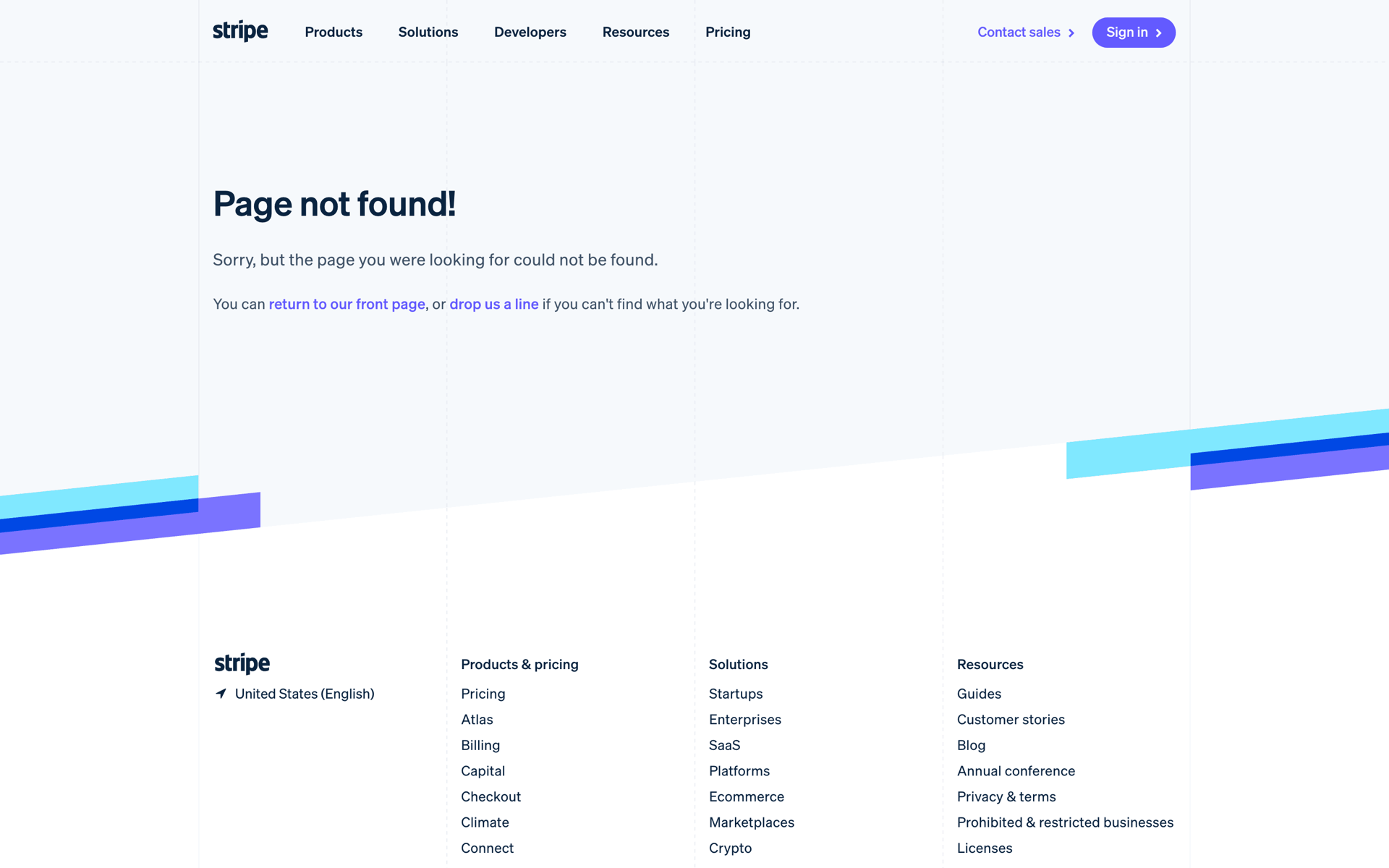 Stripe Web UI screenshot 1