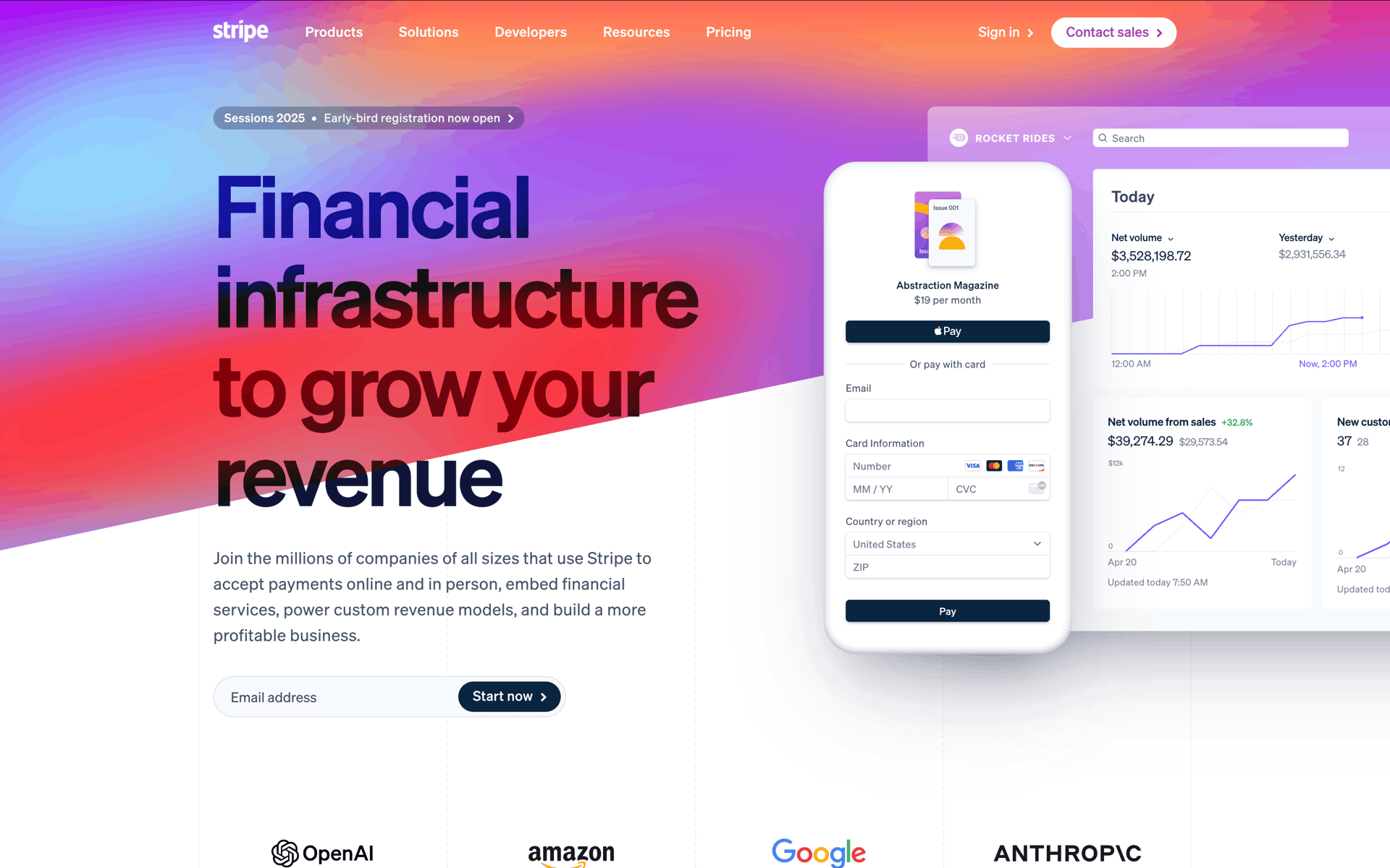 Stripe Web UI screenshot 2