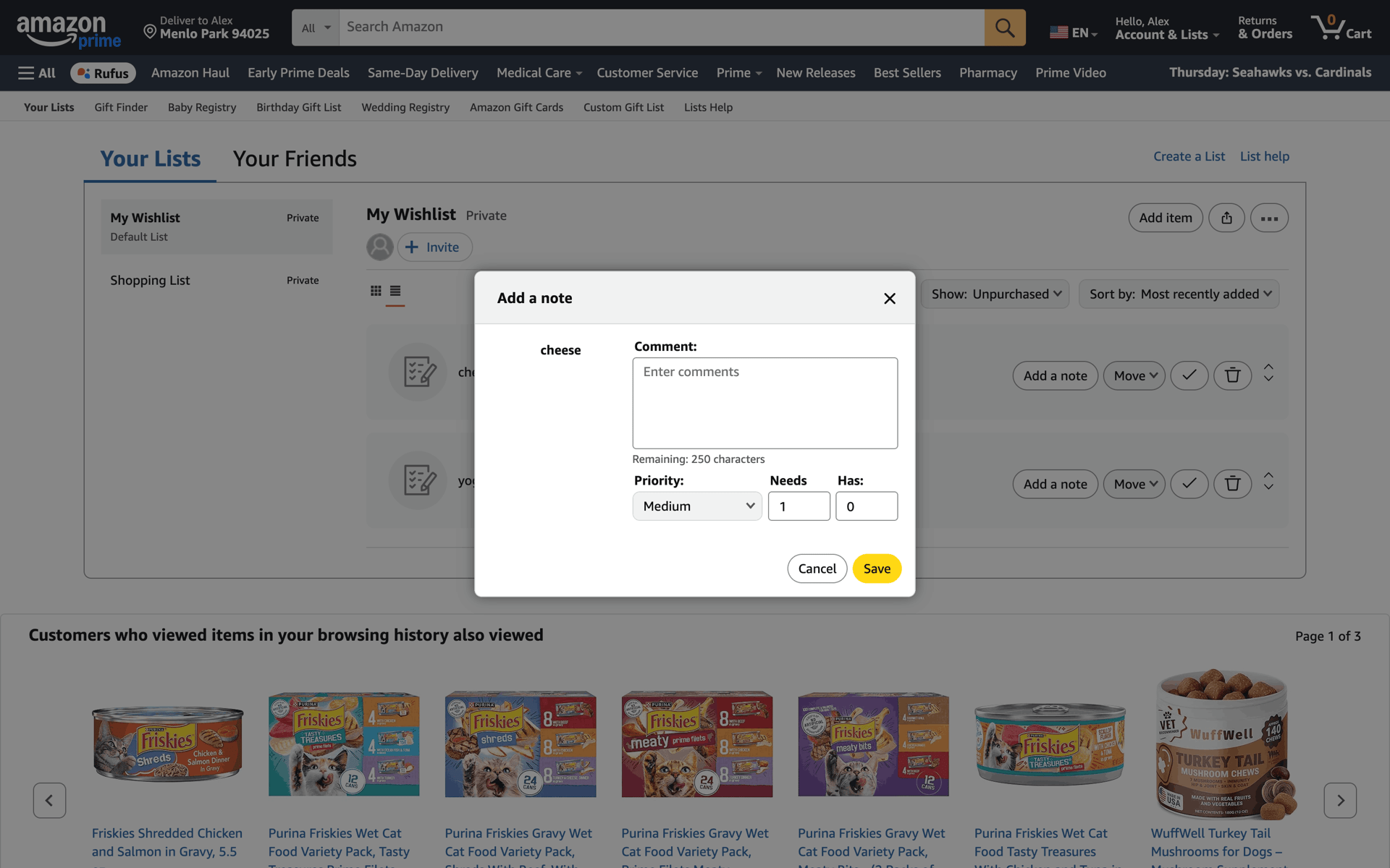 Amazon Web UI screenshot 15