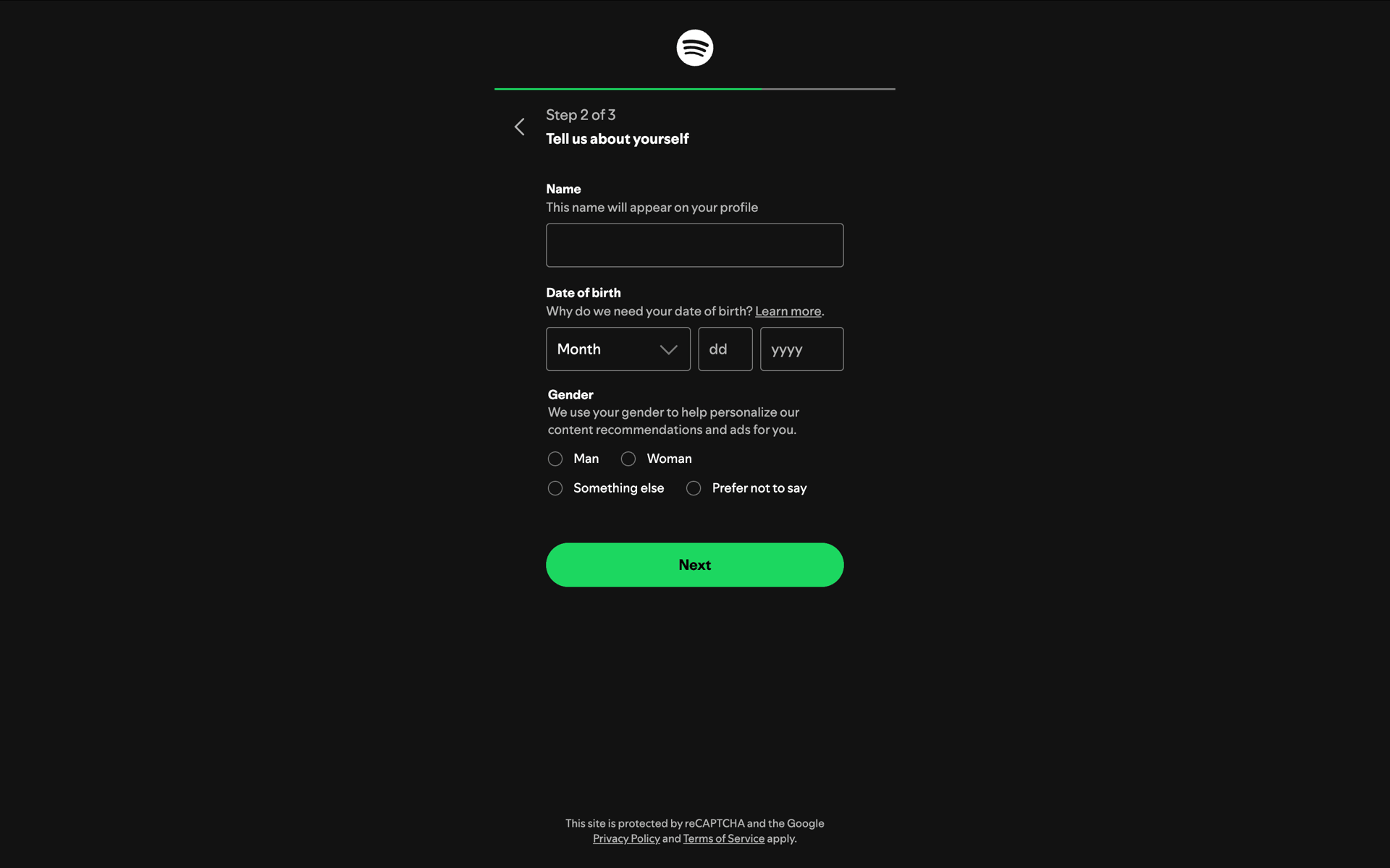 Spotify Web UI screenshot 9