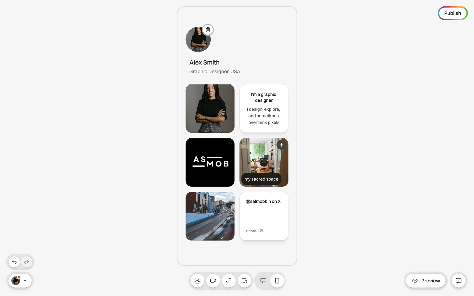 Portrait Web UI screenshot 20