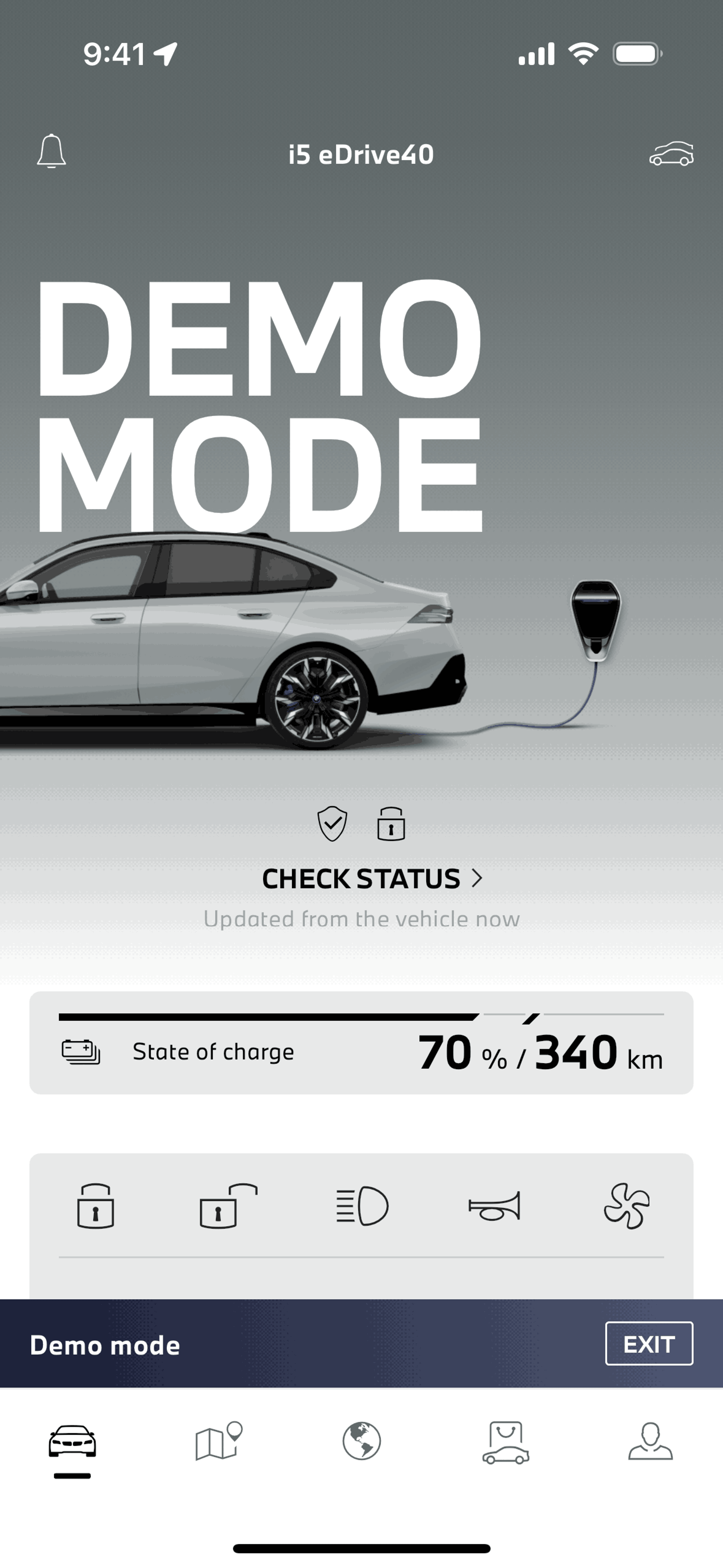 My BMW iOS UI screenshot 21