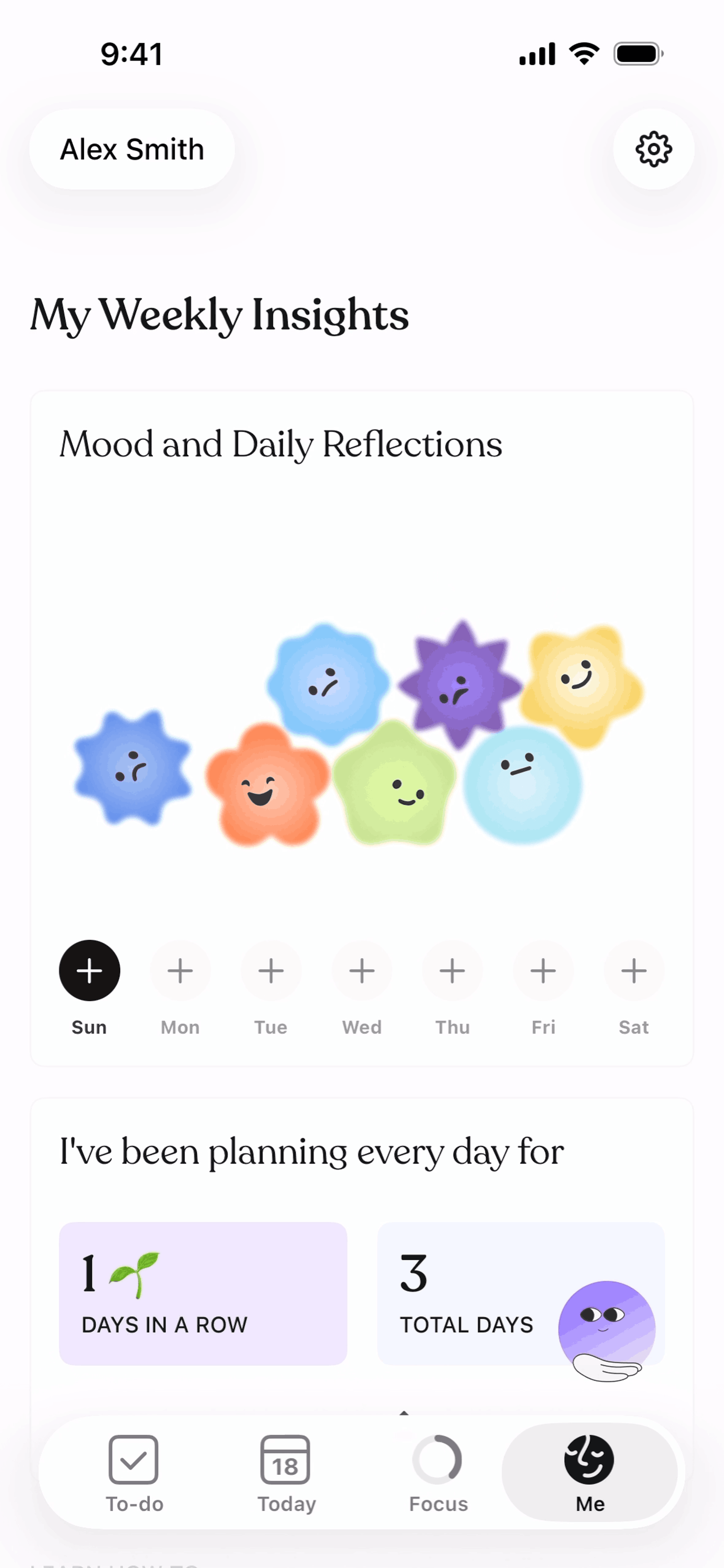 Tiimo iOS UI screenshot 8