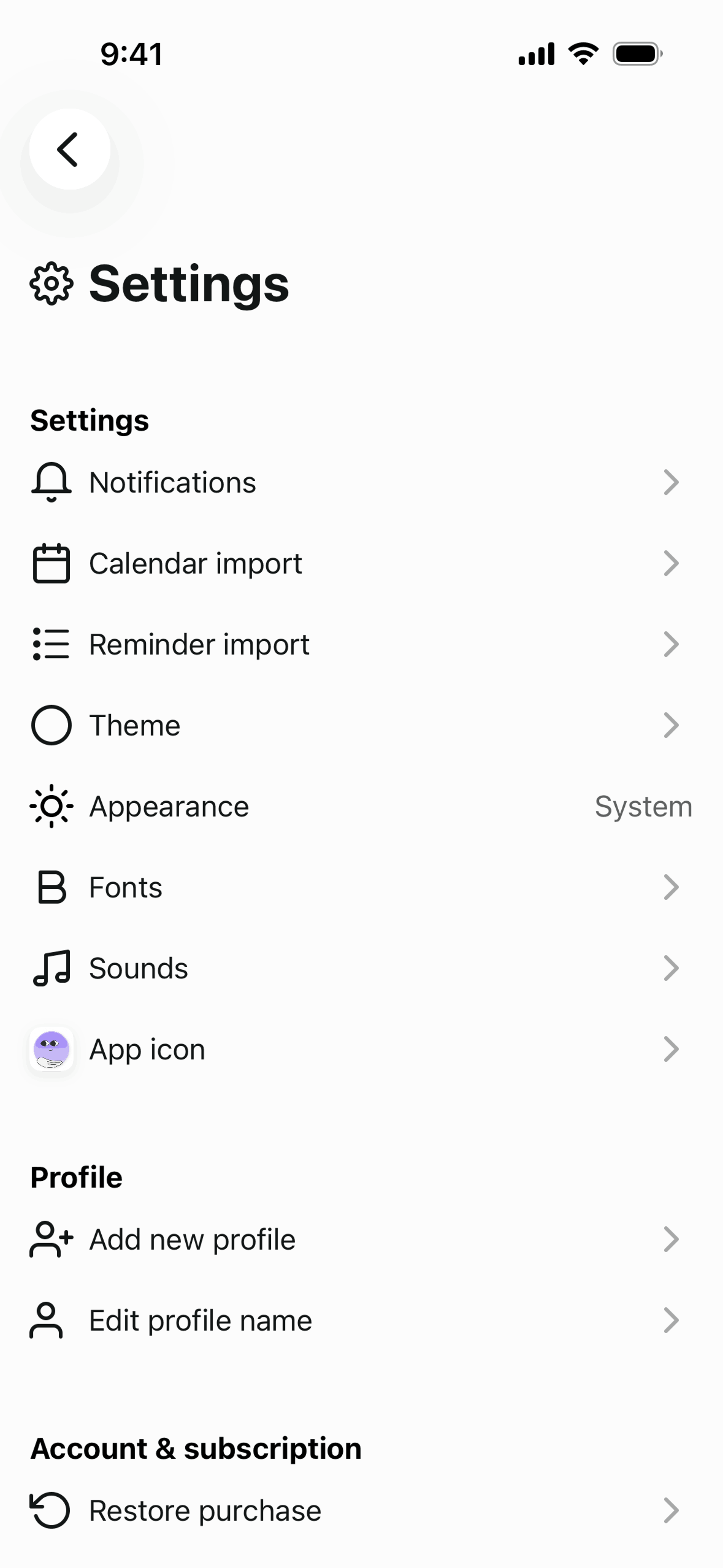 Tiimo iOS UI screenshot 21