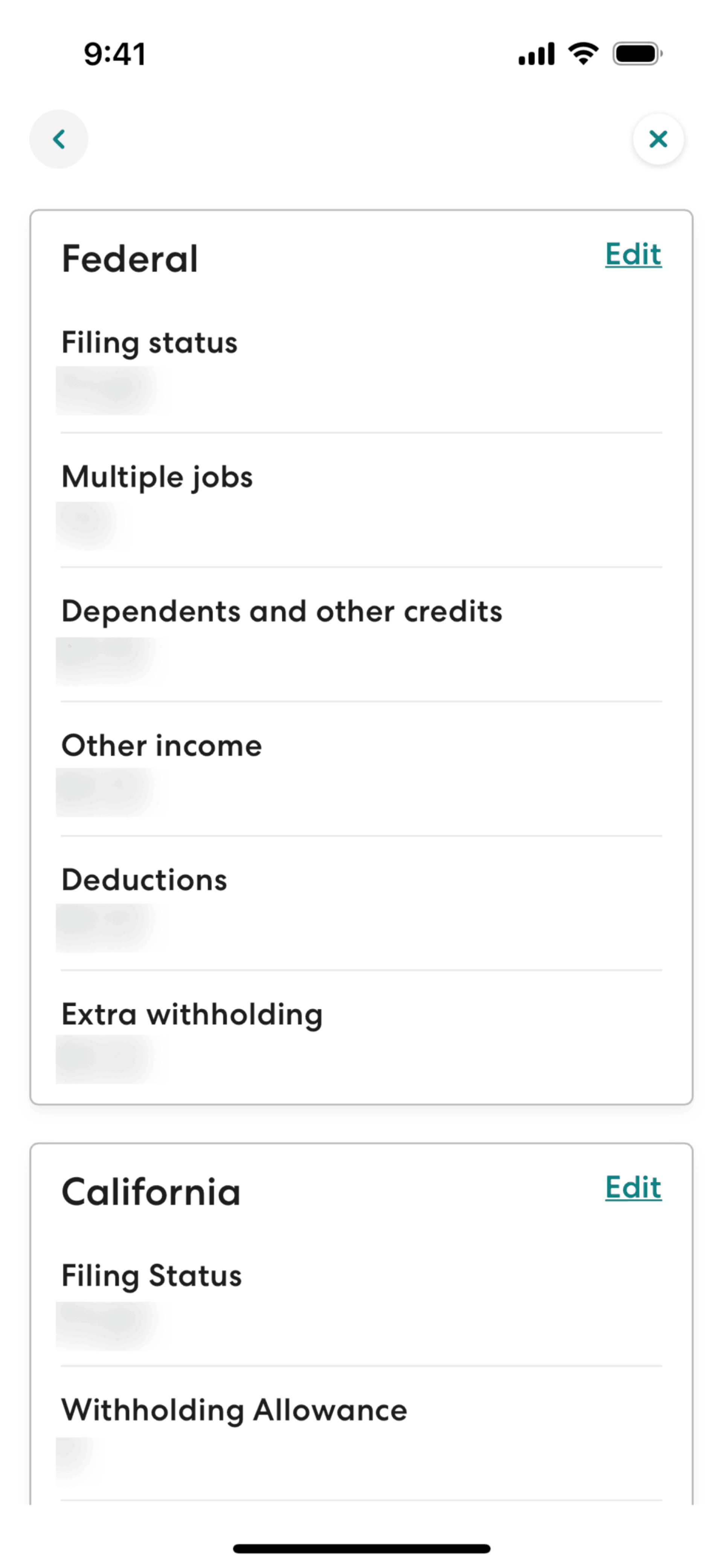 Gusto Mobile iOS UI screenshot 23