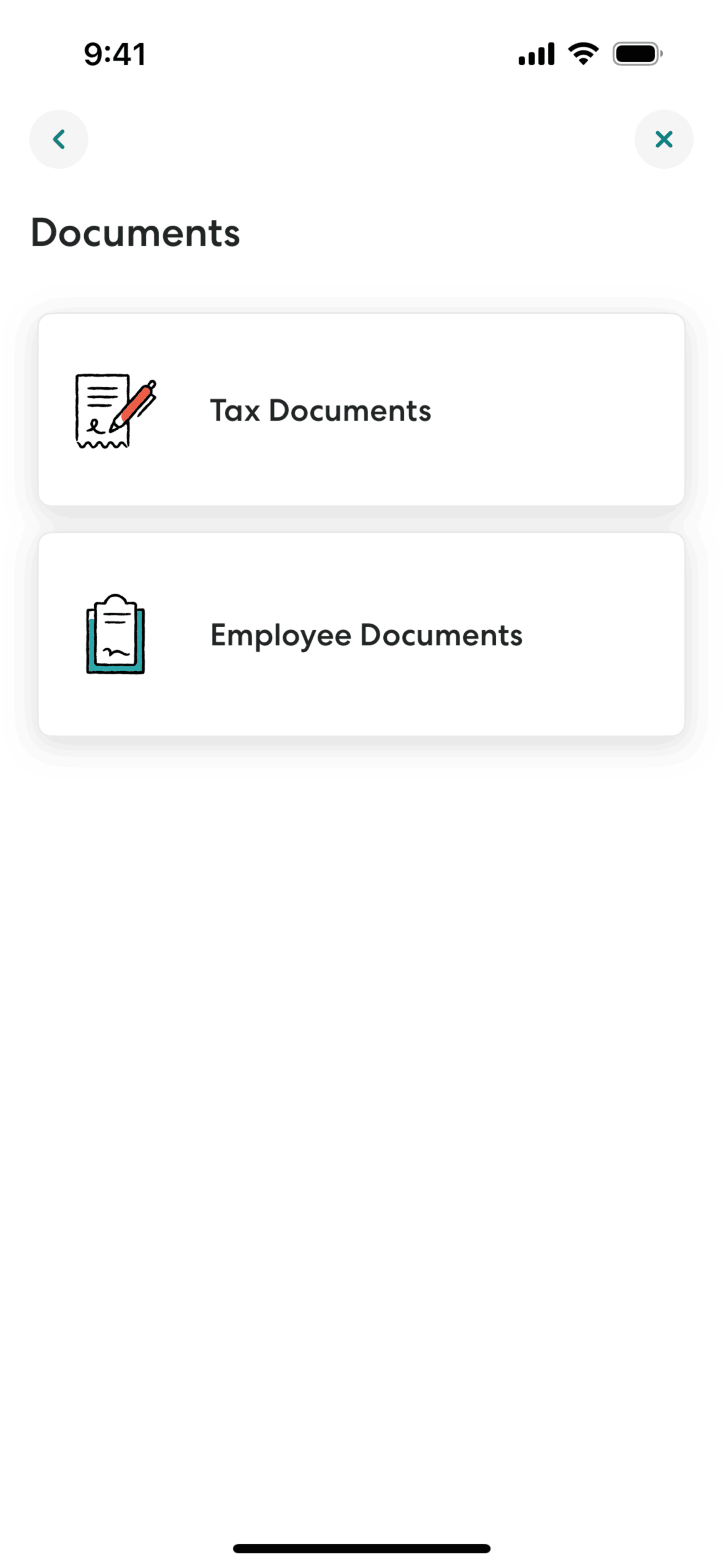 Gusto Mobile iOS UI screenshot 4