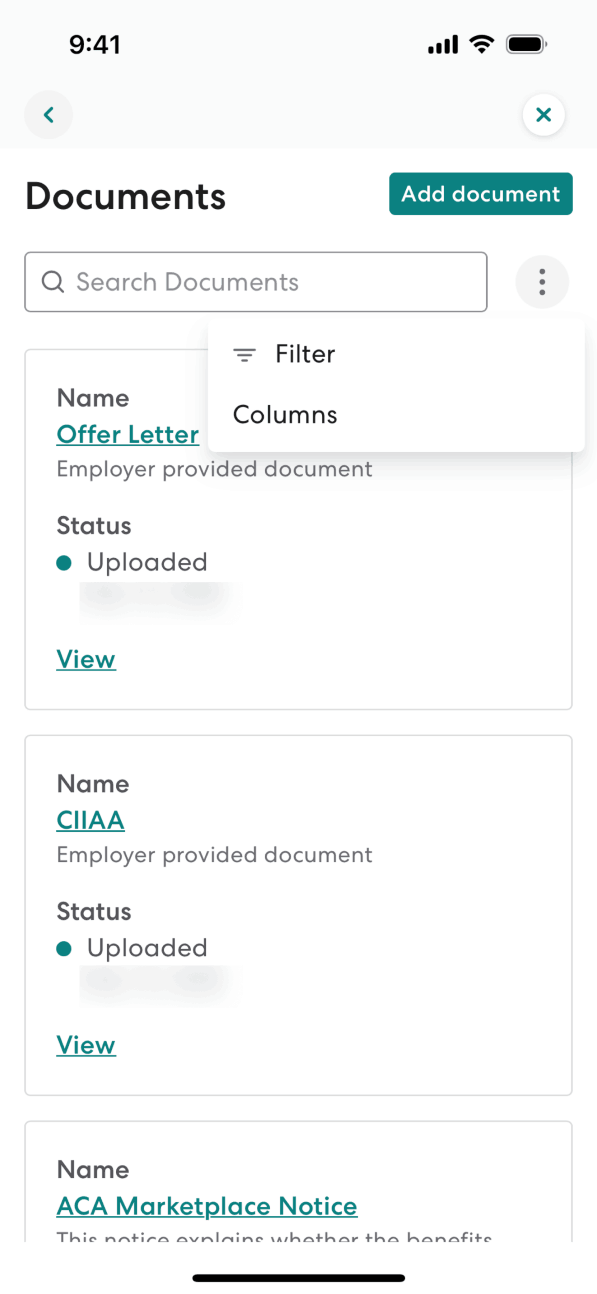 Gusto Mobile iOS UI screenshot 18