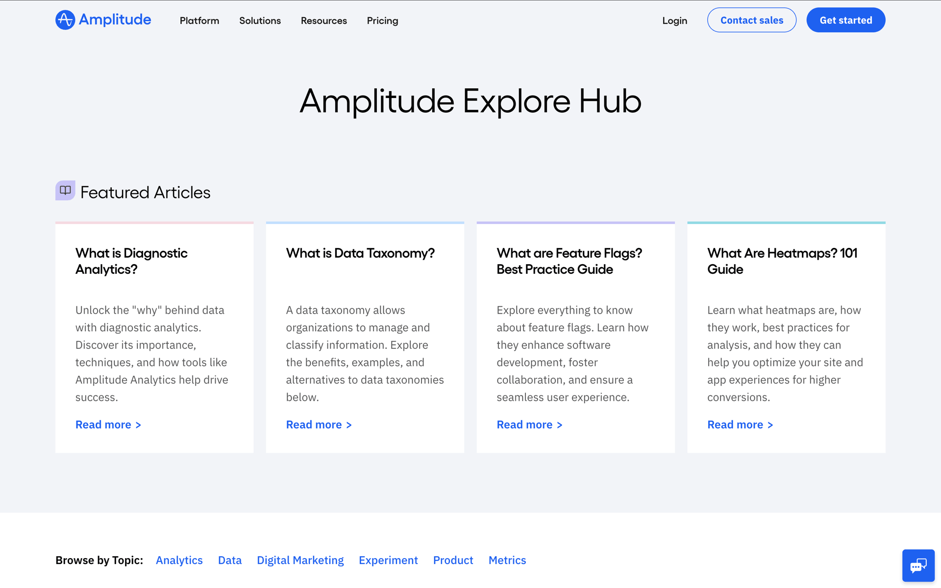 Amplitude Web UI screenshot 13