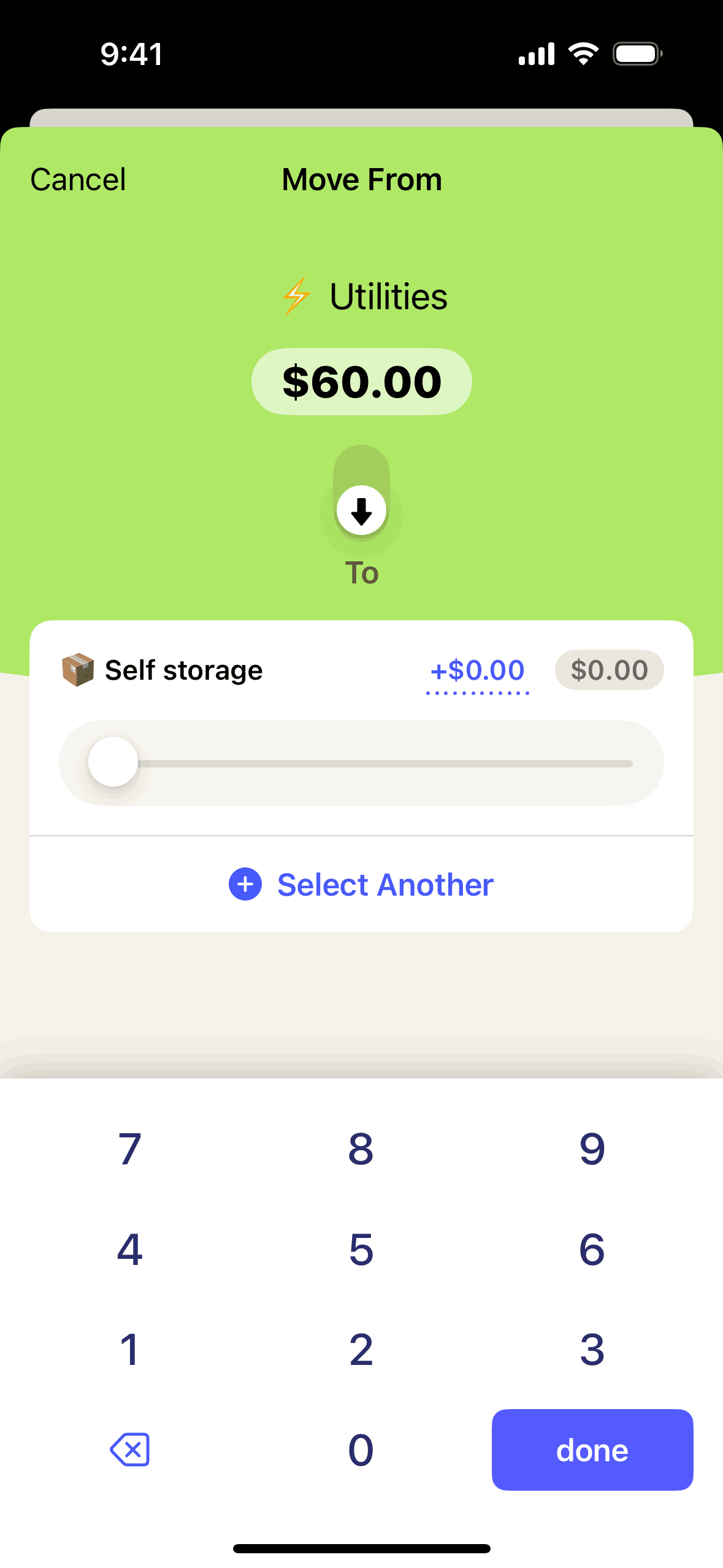 YNAB iOS screen 4