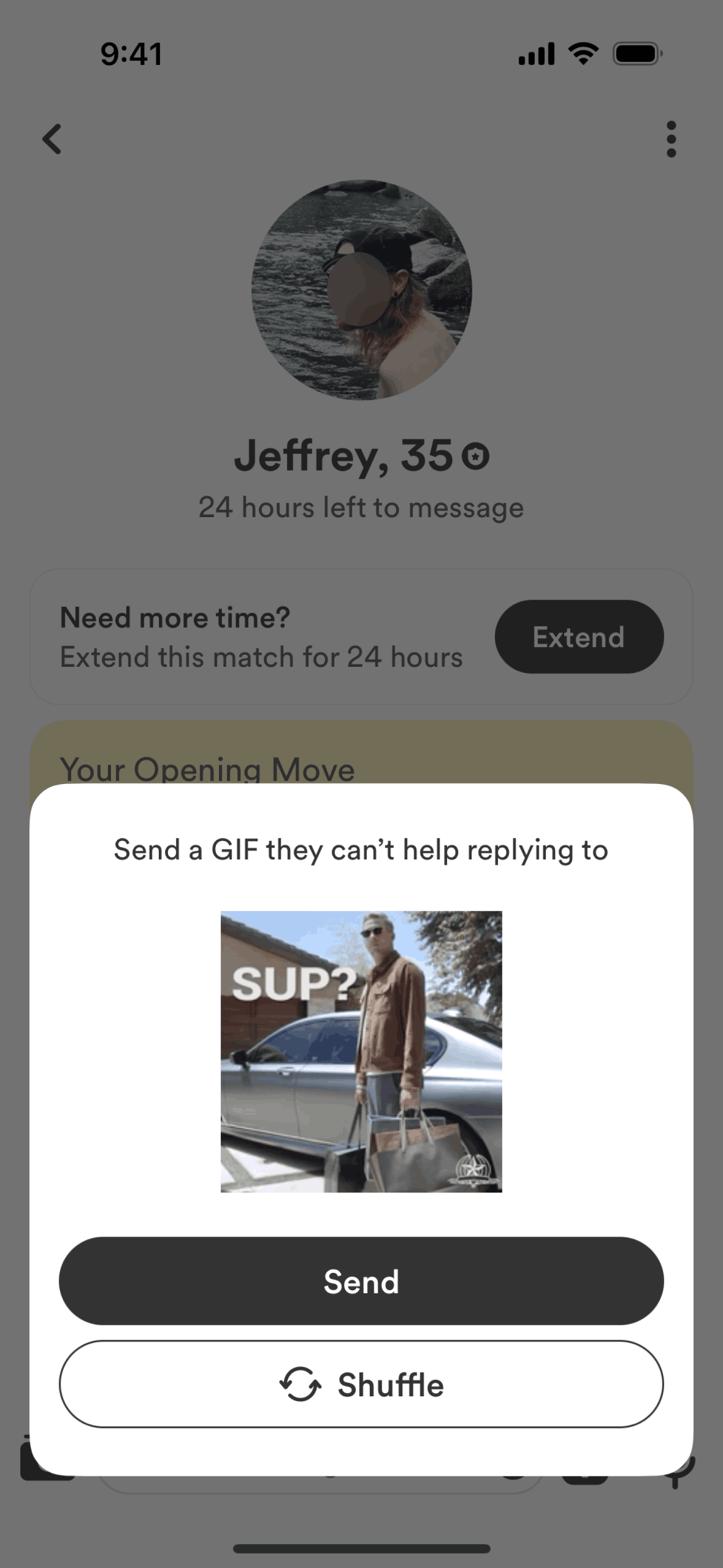 Bumble iOS screen 3