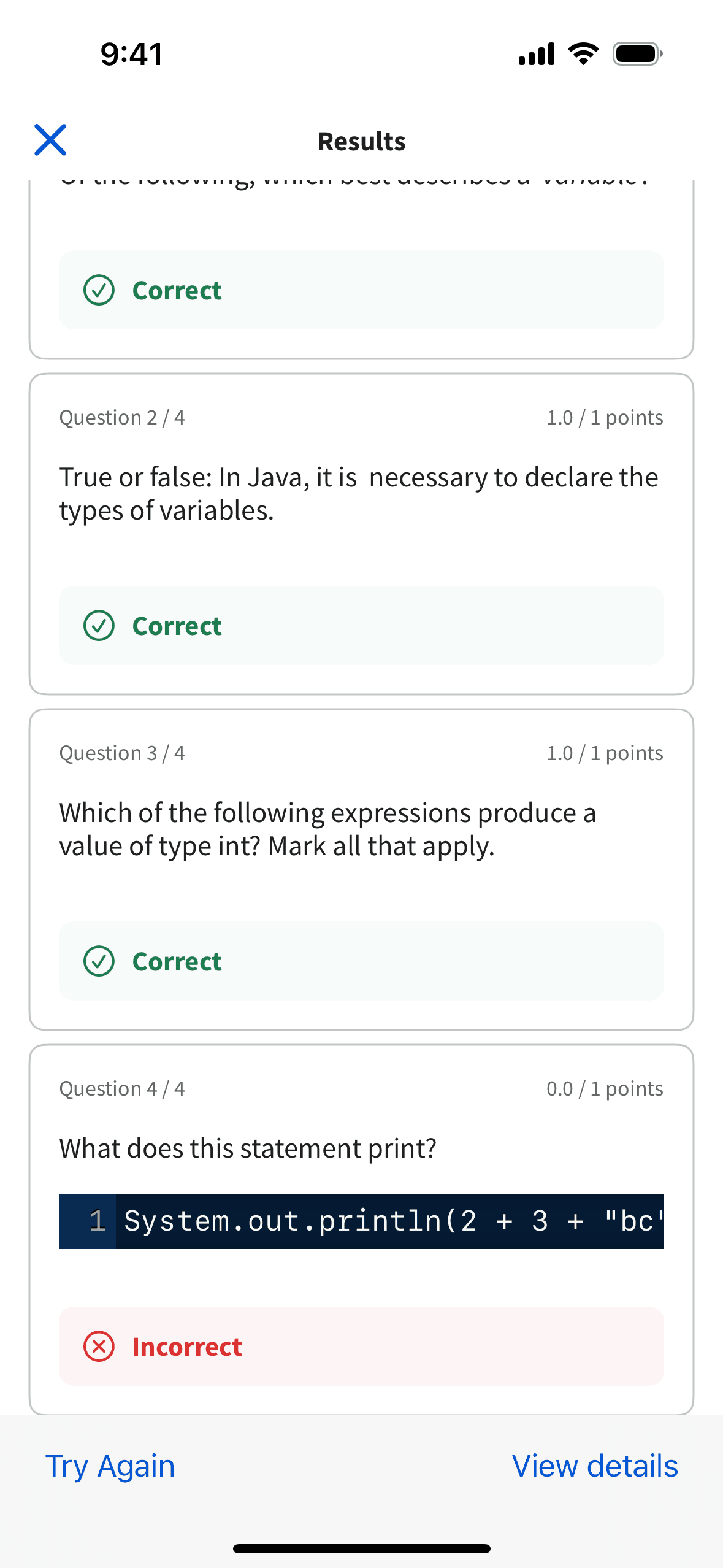 Coursera iOS screen 2
