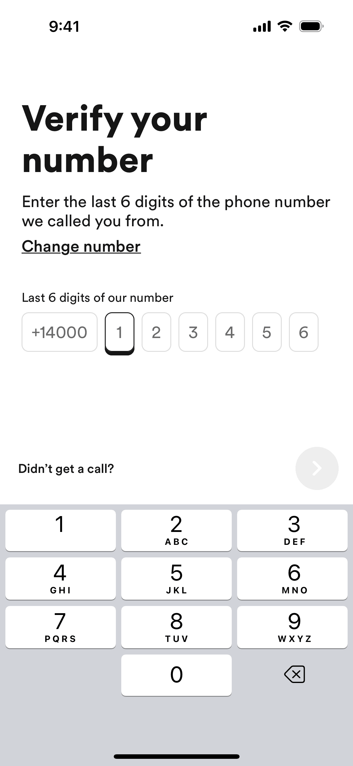 Bumble iOS screen 1