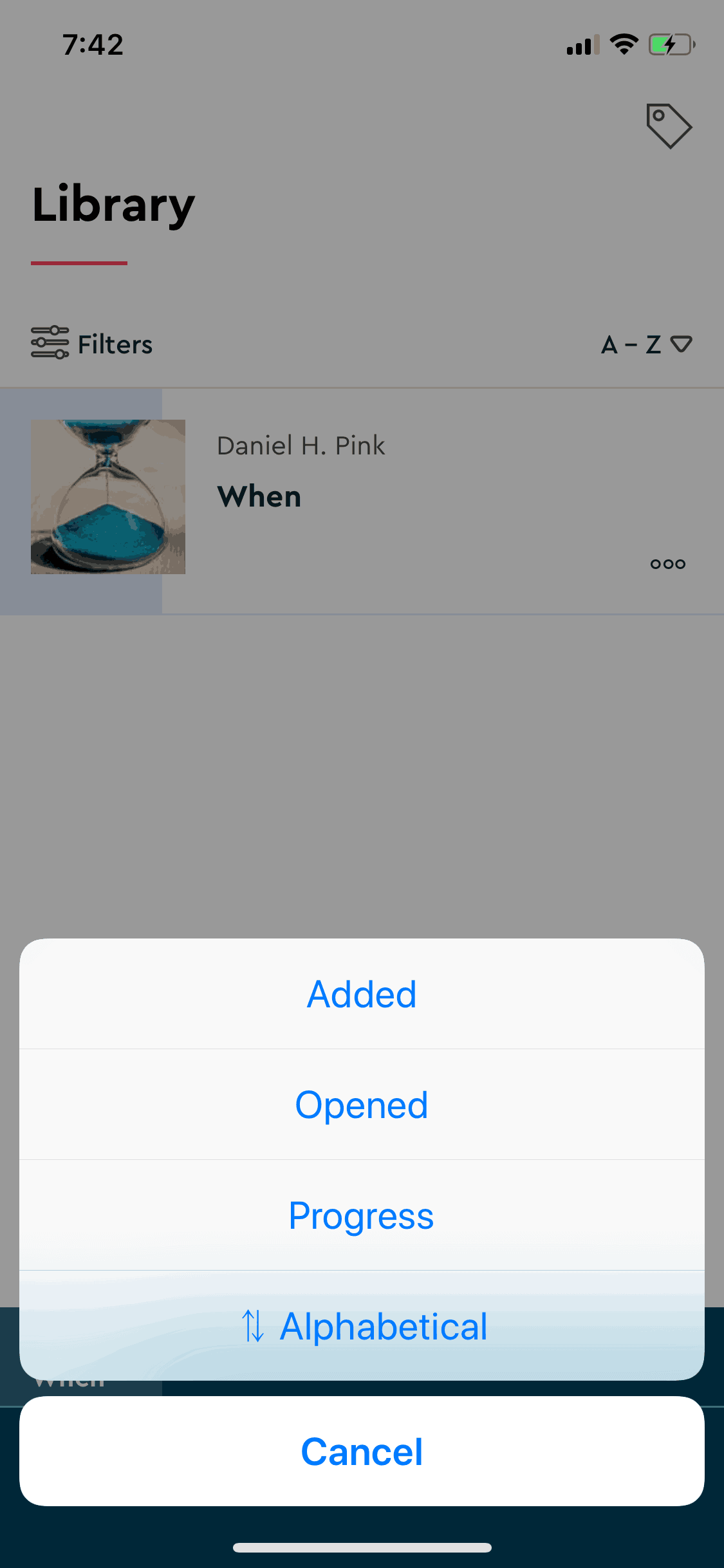 Blinkist iOS screen 2