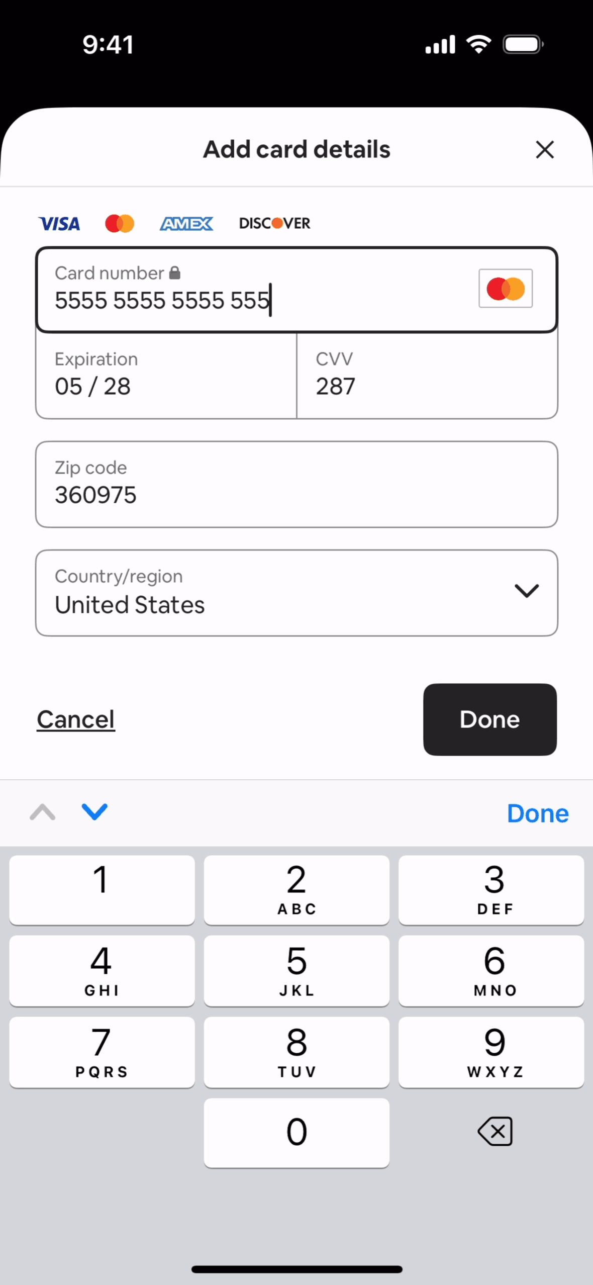 Airbnb iOS screen 2
