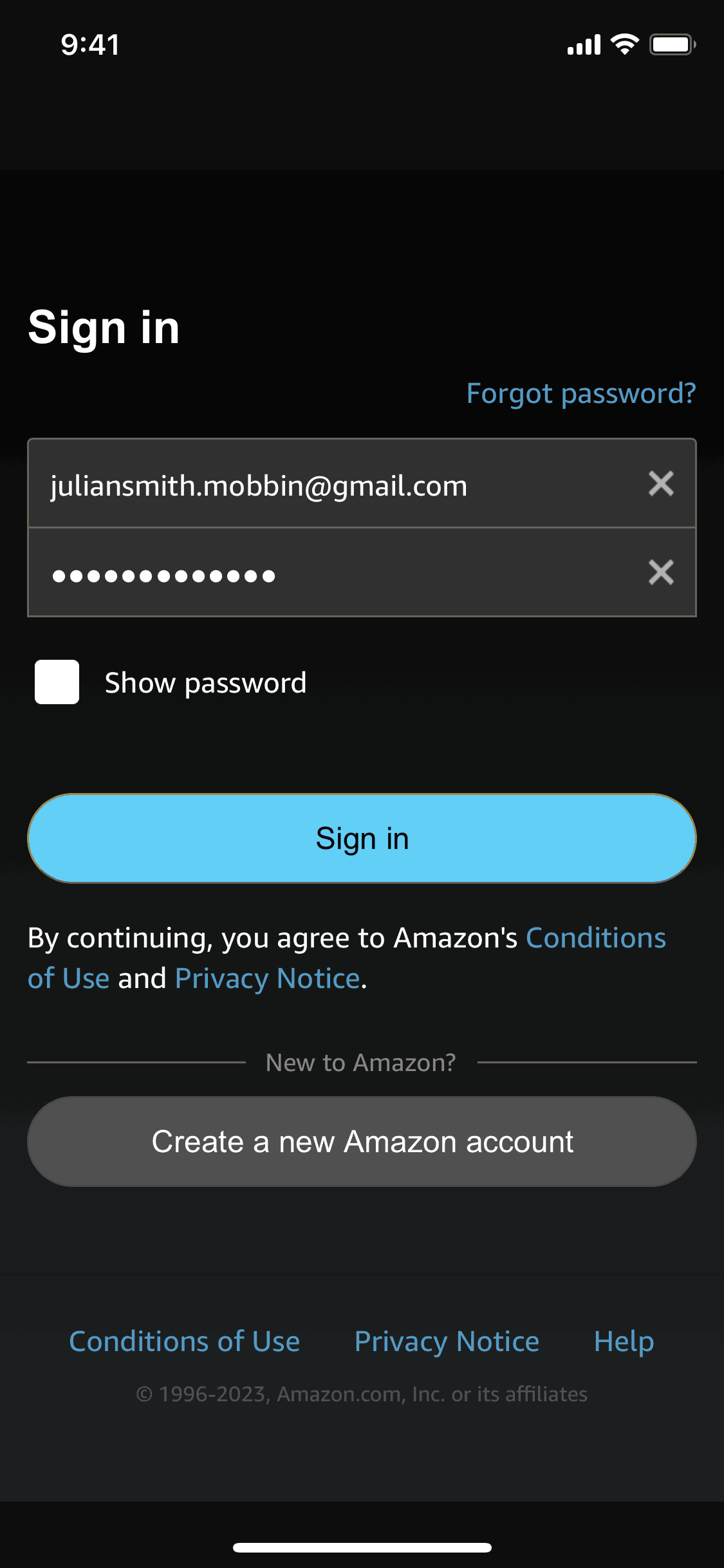 Amazon Music iOS screen 2